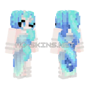 Frosted Ocean Girl Minecraft skin