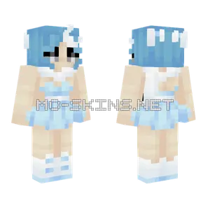 Frozen Heart Blue Ice Rank Minecraft skin
