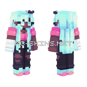 Frozen Raspberries Minecraft skin