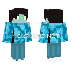 Frozen Winter Phantom Minecraft skin