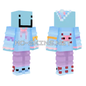 Fruitberries Aqua Axolotls MCC Minecraft skin