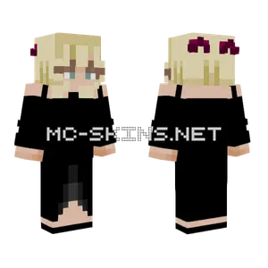 Fun3r4l111111 Black Dress Minecraft skin