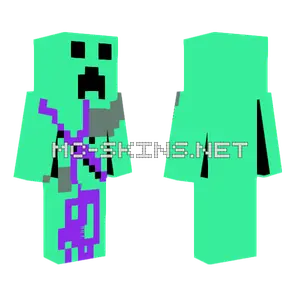 Funfetti Creeper Minecraft skin