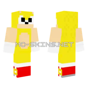 Funko Pop Super Sonic Minecraft skin