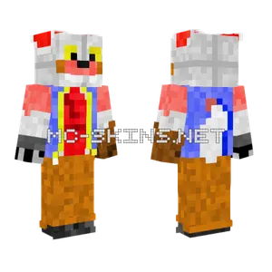 Funtime Foxy Minecraft skin