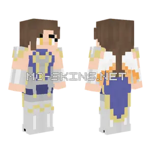 Furia White Dress Minecraft skin
