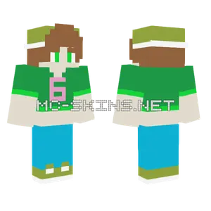 Furrio Green Outfit Minecraft skin