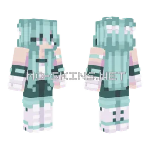 Futuristic Protagonist Minecraft skin