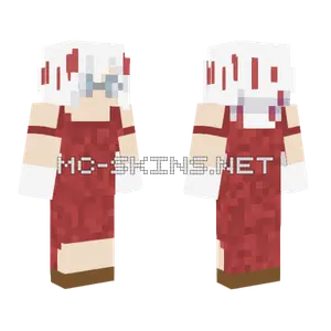 Fuyumi Todoroki In A Dress Minecraft skin