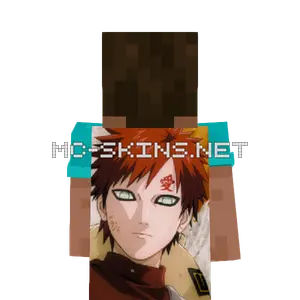 Gaara cape, outside and lining