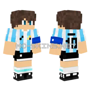 Gabmex26 Footballer Minecraft skin