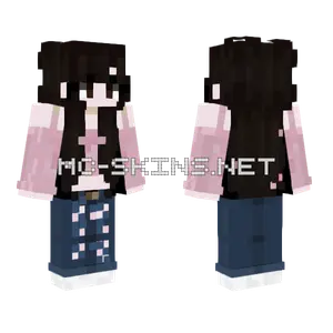 Gadgetgirlsofia Pink Outfit Minecraft skin