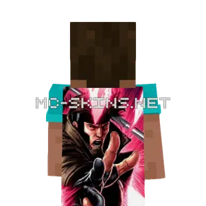 Gambit cape, outside and lining