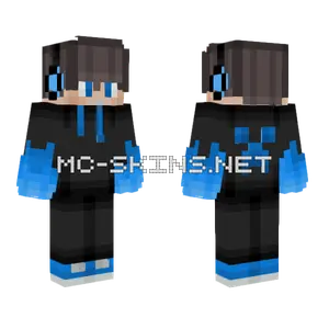 Gamer Boy Blue Minecraft skin