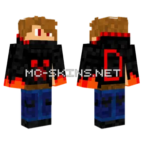 Gamer Boy Red Minecraft skin