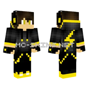 Gamer Boy Yellow Hoodie