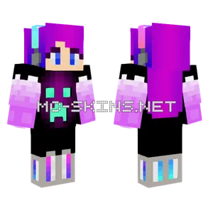 Gamer Girl Minecraft skin