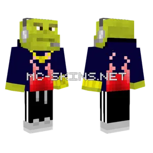 Gamer Shrek Minecraft skin