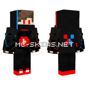 Gamer Skin Hoodie Minecraft skin