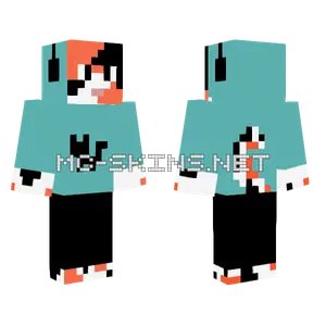 Gamercat Redesign Minecraft skin