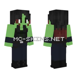 Gamora MCU Minecraft skin