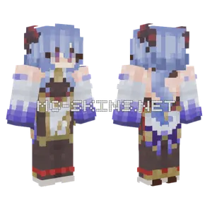 Ganyu Minecraft skin