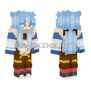 Ganyu RCE Minecraft skin