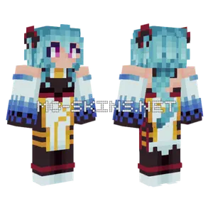 Ganyu Skin Minecraft skin
