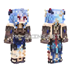 Ganyu Twilight Blossom Minecraft skin