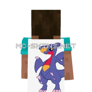 Garchomp Chibi cape, outside and lining