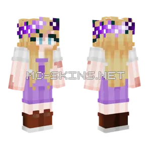 Garden Girl Minecraft skin