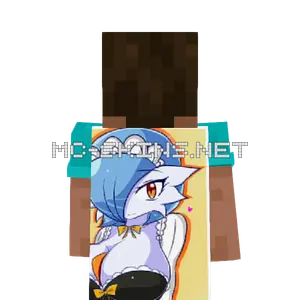 Gardevoir Shiny cape, outside and lining