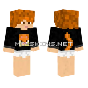 Garfield De Broekloze Minecraft skin