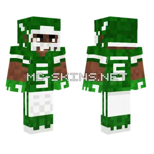 Garret Wilson Green Jersey Minecraft skin