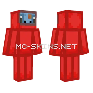 Gecko Crewmate Minecraft skin