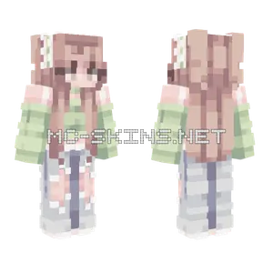 Geen Girl Minecraft skin