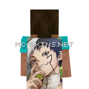 Gen Asagiri cape, outside and lining