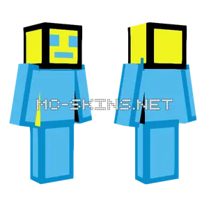 Geometry Dash Minecraft skin