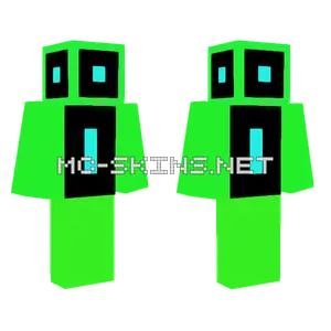 Geometry Dash Monster Minecraft skin