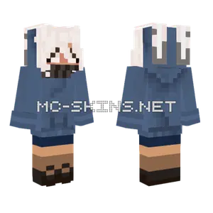 Ghost Bunny Minecraft skin