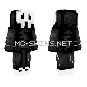 Ghost Face With Effects Minecraft skin