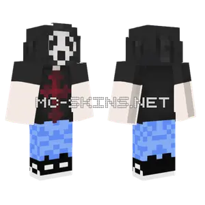Ghost Face Y2K Minecraft skin