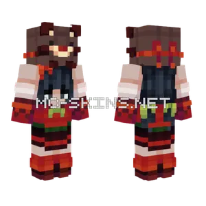 Ghostiefruit Red Team Biome Battle Minecraft skin