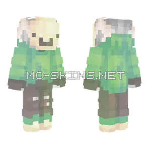 Ghostjd Green Outfit Minecraft skin
