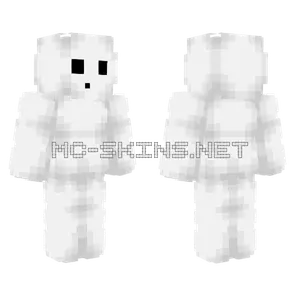 Ghostly Ghost Minecraft skin