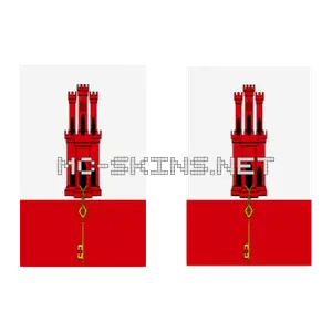 Gibraltar Flag cape, outside and lining