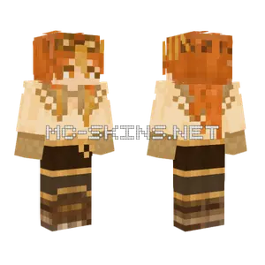 Gingerbread Girl Minecraft skin
