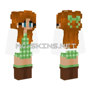 Gingerbread Girl Minecraft skin