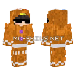 Gingerbread Man Minecraft skin