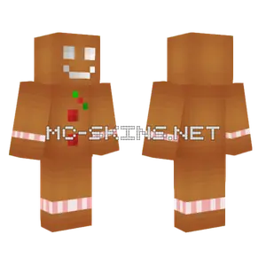Gingey Bread Man Minecraft skin